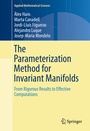 Cover: The Parameterization Method for Invariant Manifolds - Springer