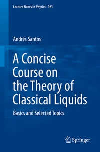 Abbildung von: A Concise Course on the Theory of Classical Liquids - Springer