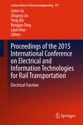 Cover: Proceedings of the 2015 International Conference on Electrical and Information Technologies for Rail Transportation - Springer