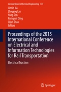 Cover: Proceedings of the 2015 International Conference on Electrical and Information Technologies for Rail Transportation - Springer