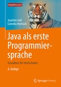 Cover: Java als erste Programmiersprache - Springer Vieweg