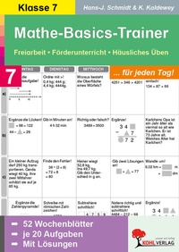 Enlarge image Cover: Mathe-Basics-Trainer / Klasse 7 - KOHL VERLAG Der Verlag mit dem Baum