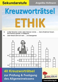 Abbildung von: Kreuzworträtsel Ethik - KOHL VERLAG Der Verlag mit dem Baum