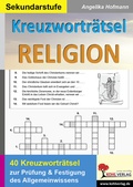 Cover: Kreuzwortr&auml;tsel Religion - KOHL VERLAG Der Verlag mit dem Baum
