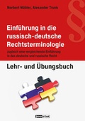 Cover: Einf&uuml;hrung in die russisch-deutsche Rechtsterminologie - Jourist Verlags GmbH