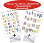 Cover: Das ABC der Tiere + Meine tierischen Zahlen von 1-20 + 4 Posterschienen - F&M Verlag