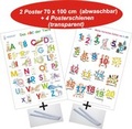 Cover: Das ABC der Tiere + Meine tierischen Zahlen von 1-20 + 4 Posterschienen - F&M Verlag