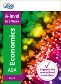 Cover: A -level Economics Year 2 In a Week - Letts Educational