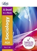 Cover: AQA A-level Sociology Year 1 (and AS) In a Week - Letts Educational