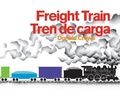 Cover: Freight Train/Tren de Carga Bilingual Board Book - HarperCollins