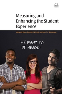 Enlarge image Cover: Measuring and Enhancing the Student Experience - Chandos Publishing (Oxford) Ltd