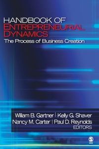 Enlarge image Cover: Handbook of Entrepreneurial Dynamics - SAGE Publications Inc