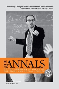 Enlarge image Cover: Community Colleges - SAGE Publications Inc