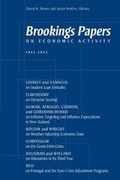 Cover: Brookings Papers on Economic Activity: Fall 2015 - Brookings Institution