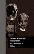 Cover: Medieval Scholarship - Routledge