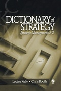 Cover: Dictionary of Strategy - SAGE Publications Inc