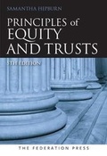 Cover: Principles of Equity and Trusts 5th edition - Federation Press