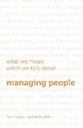 Cover: What we mean when we talk about managing people - Infinite Ideas Limited