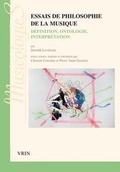 Cover: Essais de Philosophie de la Musique - Librarie Philosophique J. Vrin