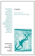 Cover: L'Animal - Librarie Philosophique J. Vrin