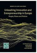 Cover: Unleashing Innovation and Entrepreneurship in Europe - Centre for European Policy Studies