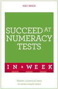 Cover: Succeed At Numeracy Tests In A Week - TEACH YOURSELF