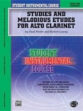 Cover: Student Instrumental Course Studies and Melodious Etudes for Alto Clarinet - Warner Bros. Publications Inc.,U.S.