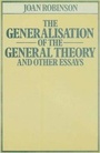 Cover: The Generalisation of the General Theory, and Other Essays - Palgrave Macmillan