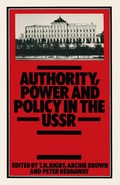 Cover: Authority, Power and Policy in the USSR - Palgrave Macmillan