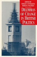 Cover: Dilemmas of Change in British Politics - Palgrave Macmillan