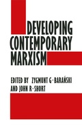 Cover: Developing Contemporary Marxism - Palgrave Macmillan