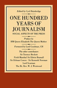 Bild: One Hundred Years of Journalism - Palgrave Macmillan
