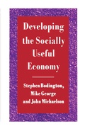 Cover: Developing the Socially Useful Economy - Palgrave Macmillan