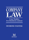Cover: Company Law - Palgrave Macmillan