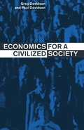 Cover: Economics for a Civilized Society - Palgrave Macmillan