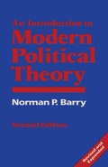 Cover: An Introduction to Modern Political Theory - Palgrave Macmillan