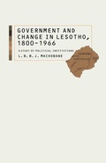 Cover: Government and Change in Lesotho, 1800-1966 - Palgrave Macmillan
