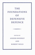 Cover: The Foundations of Defensive Defence - Palgrave Macmillan