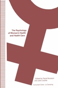Cover: The Psychology of Women's Health and Health Care - Palgrave Macmillan