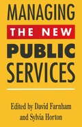 Cover: Managing the New Public Services - Palgrave Macmillan