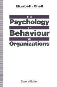 Enlarge image Cover: The Psychology of Behaviour in Organizations - Palgrave Macmillan