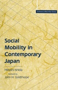 Cover: Social Mobility in Contemporary Japan - Palgrave Macmillan