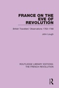Cover: France on the Eve of Revolution - Routledge