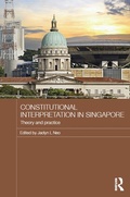 Cover: Constitutional Interpretation in Singapore - Routledge