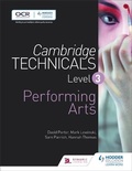 Cover: Cambridge Technicals Level 3 Performing Arts - Hodder Education