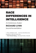 Cover: Race Differences in Intelligence - Washington Summit Publishers
