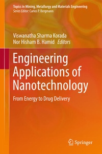 Enlarge image Cover: Engineering Applications of Nanotechnology - Springer