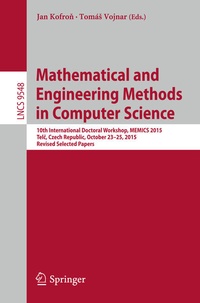 Enlarge image Cover: Mathematical and Engineering Methods in Computer Science - Springer