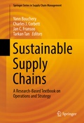 Cover: Sustainable Supply Chains - Springer
