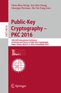 Cover: Public-Key Cryptography - PKC 2016 - Springer